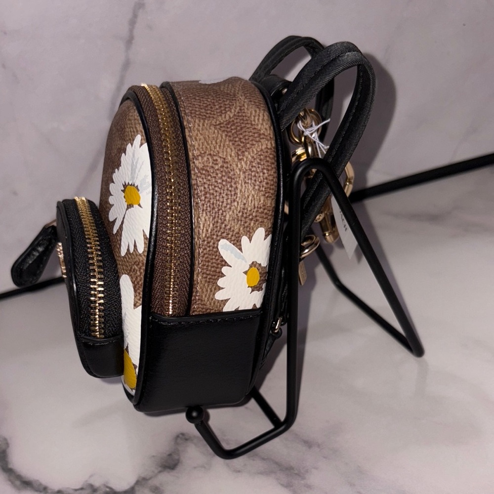 Coach Mini Backpack Keychain - Picture 4 of 8